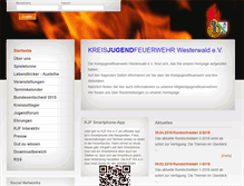 Tablet Screenshot of kjf-westerwald.de
